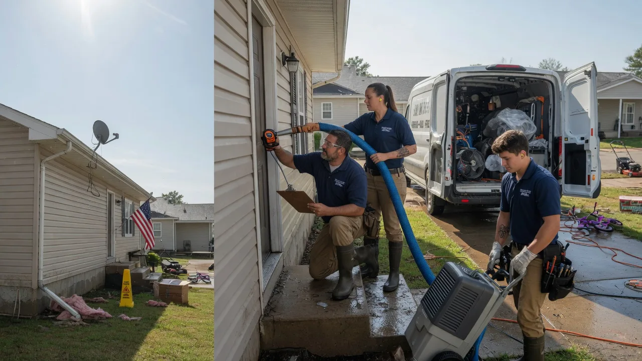 Ceiling Water Damage Restoration in Stewart, TN near me